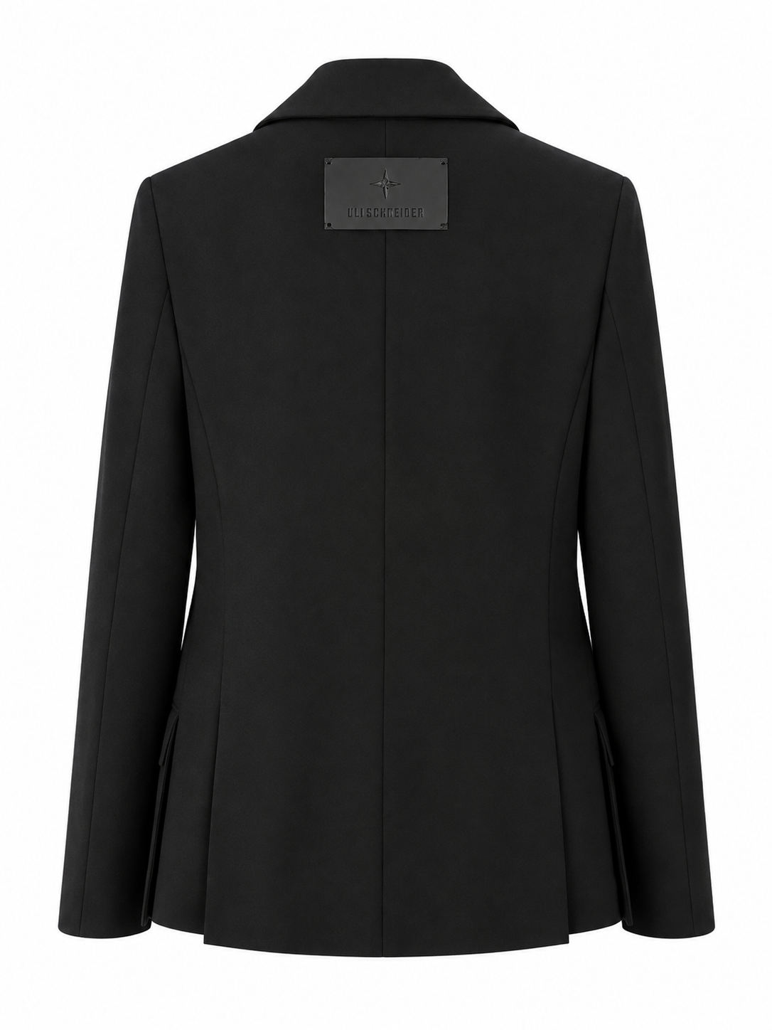 Uli Schneider - Blazer Schwarz Flanell Gabardine Double Breasted