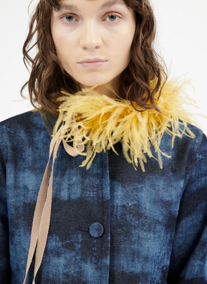 ODEEH - Marabu Federkragen jade-yellow