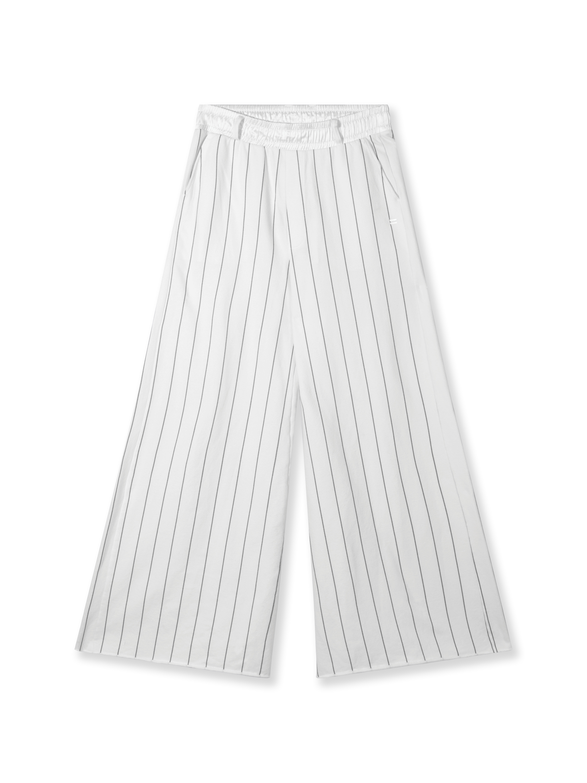 10 Days - Jogger mit sehr weitem pinstripe ecru