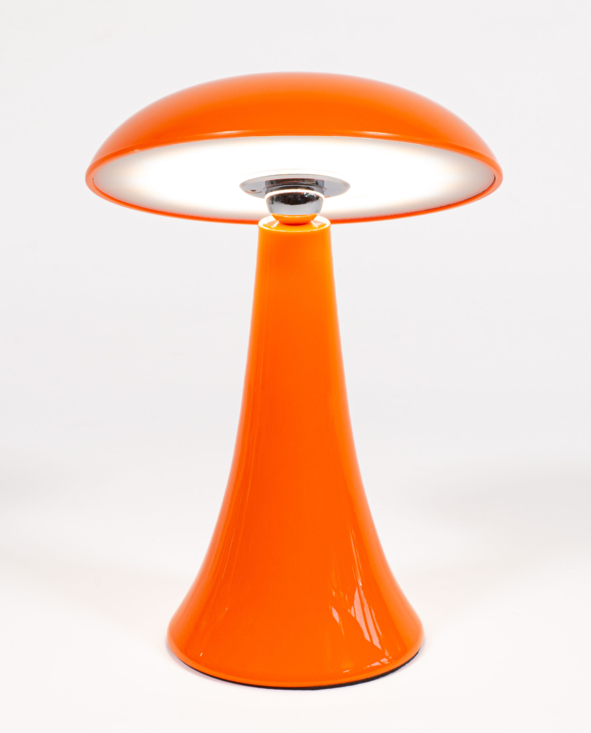MAGY - LED Akku-Tischleuchte Orange dimmbar mit Touch-Schalter