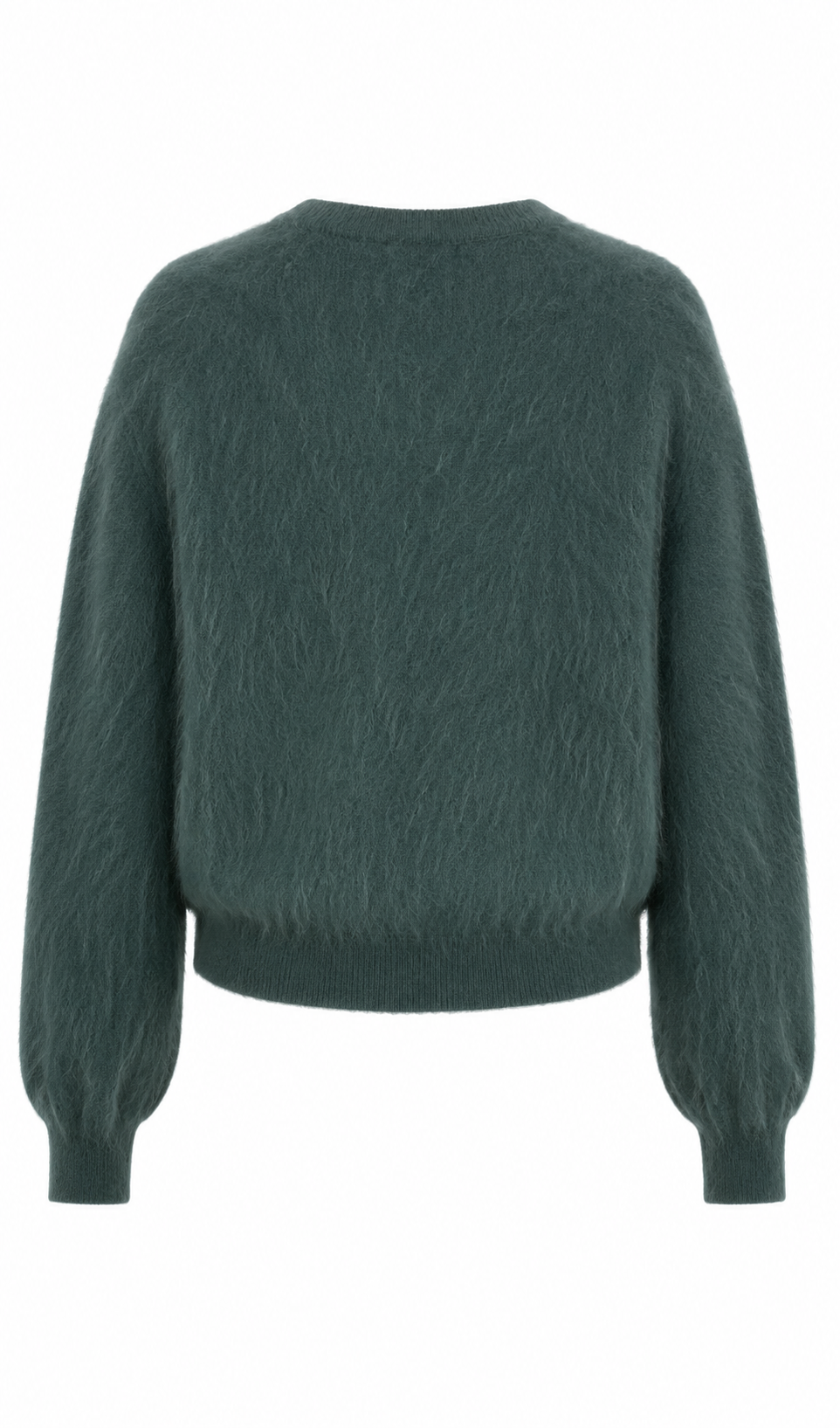 True Religion - Kaschmir Strickjacke Green Rundhals