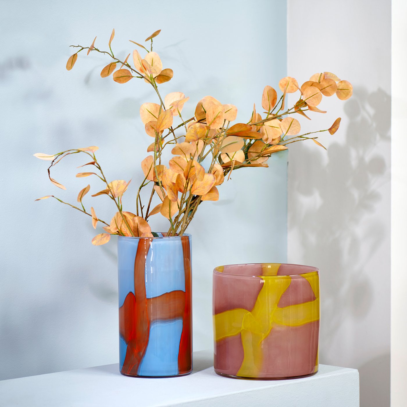 Lambert - Vase Varanasi rosa-gelb