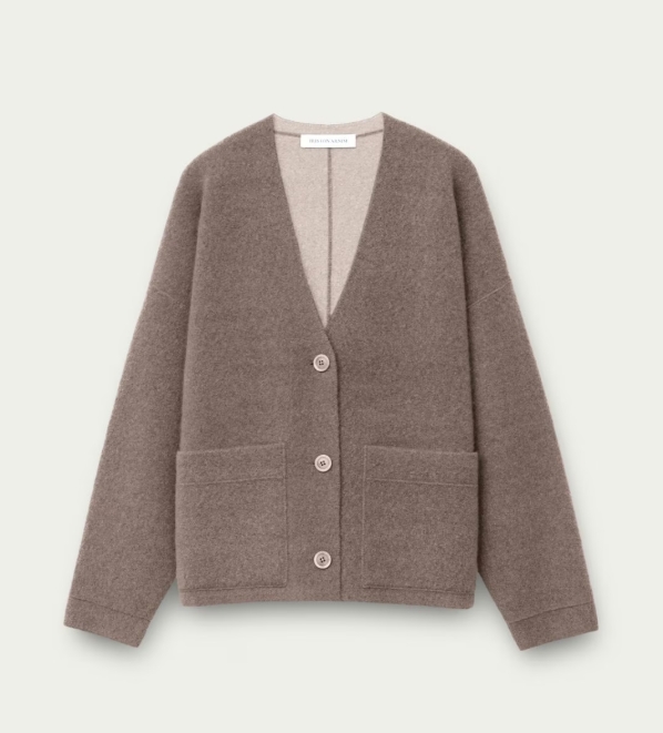 Iris von Arnim - Cardigan Davella Kaschmir-Seide Doubleface