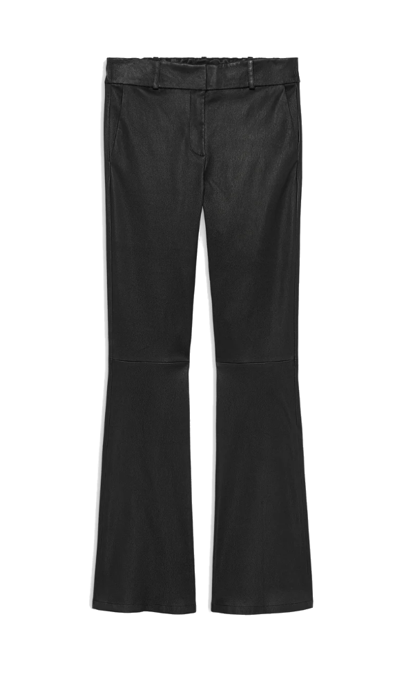 Arma - Lederhose Lucia Stretch Plonge Black