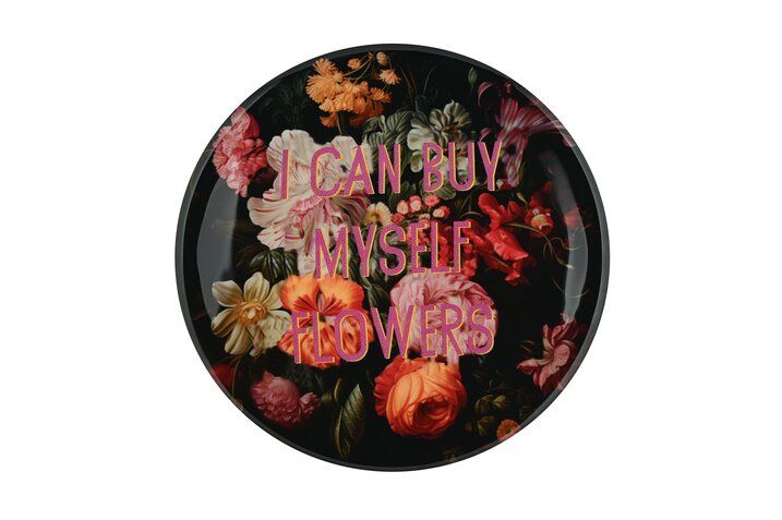 Gift Company - Love Trays Dekotablett L Multicolour Flowers