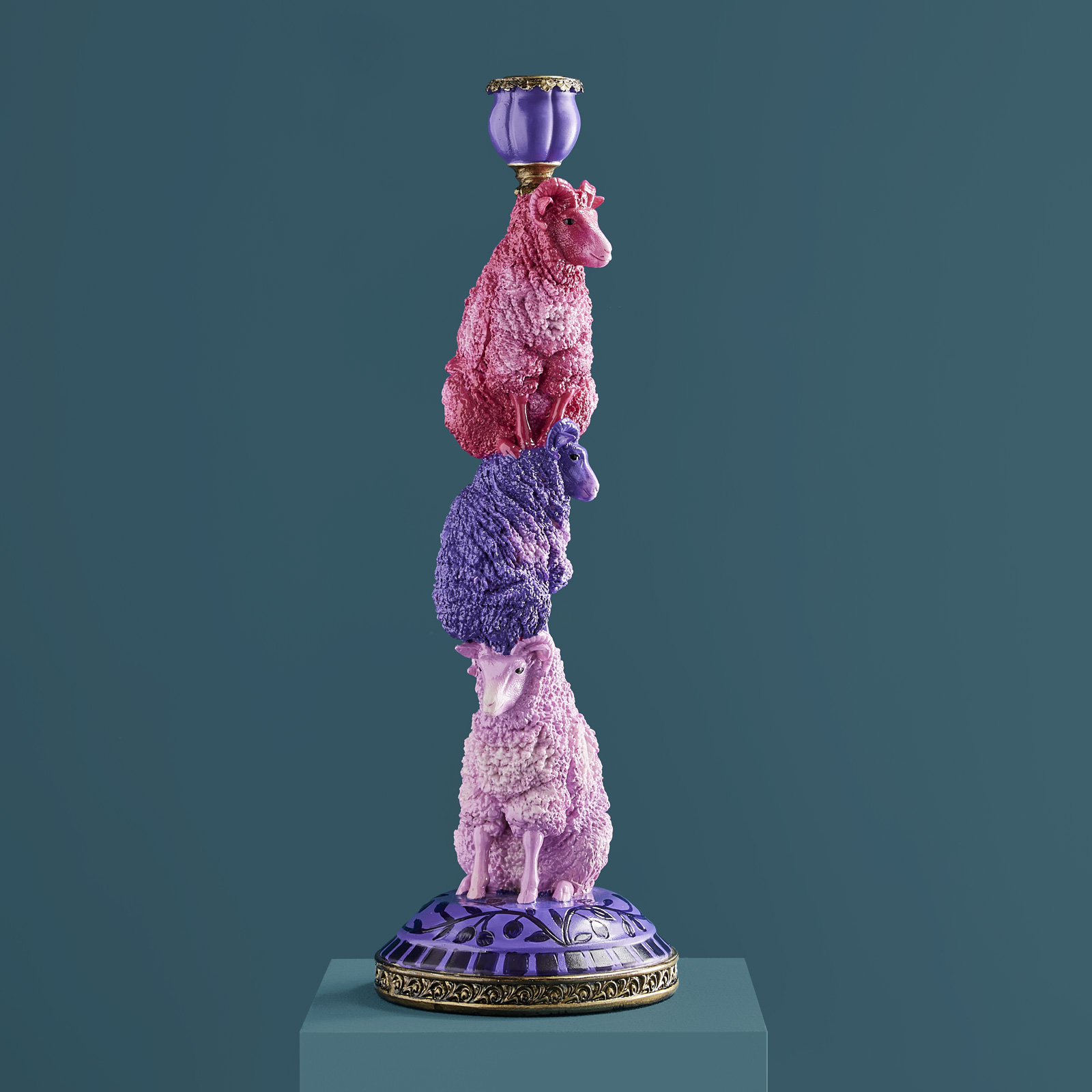 Kerzenhalter Schafe