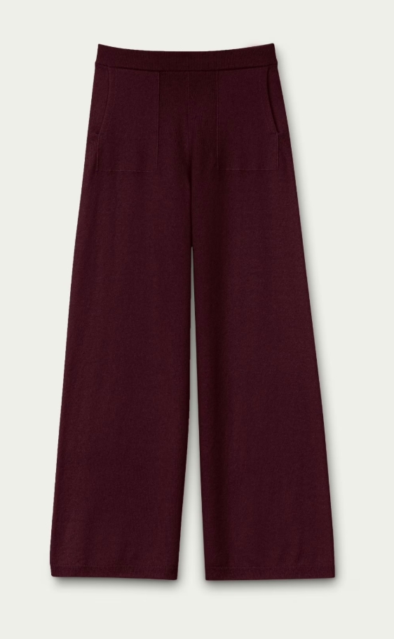 Iris von Arnim - Strickhose Burgundy