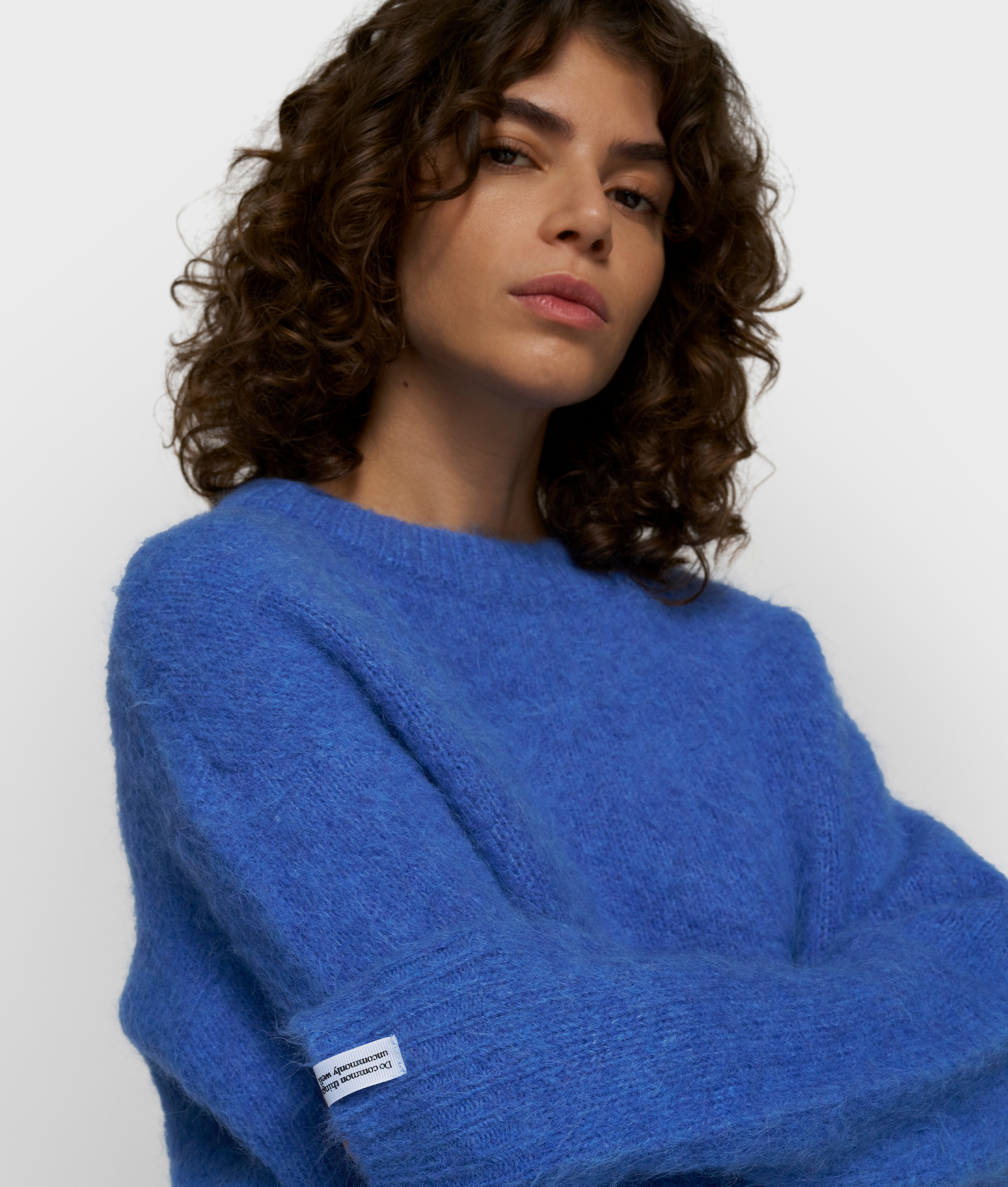 10 Days - Hairy Knit Sweater Ultramarine