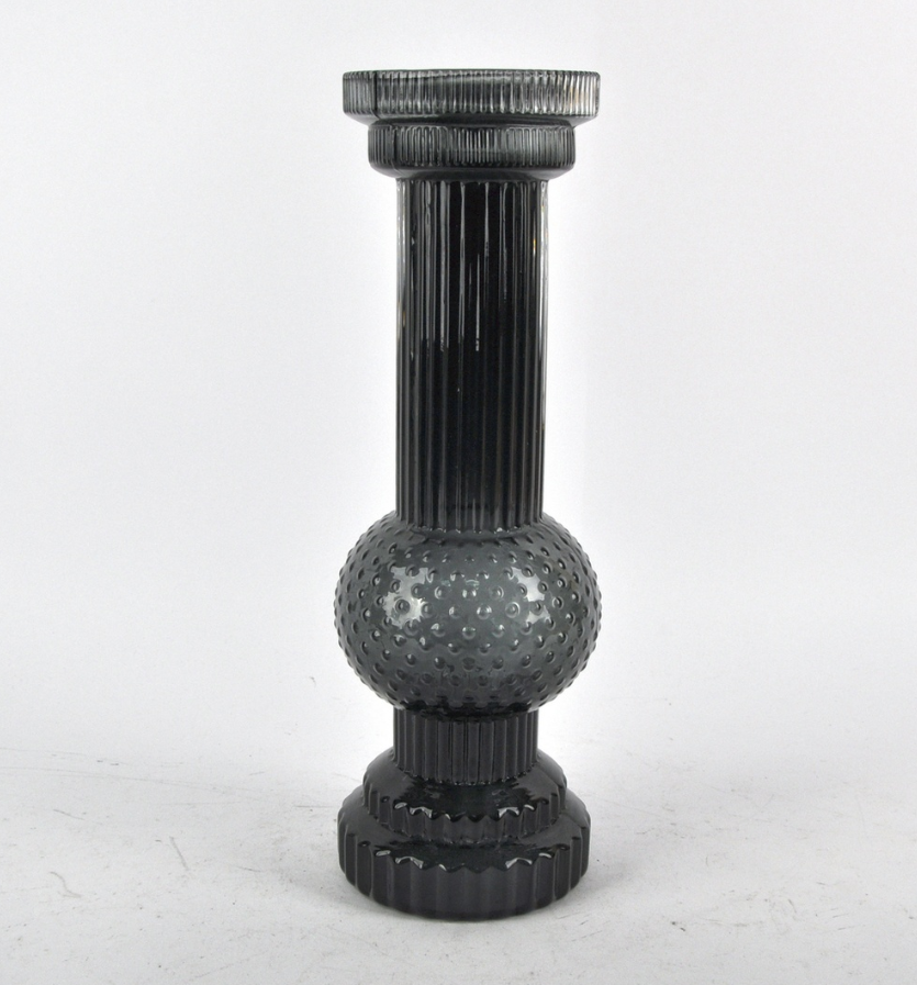 Kerzenständer aus Glas 37 cm H