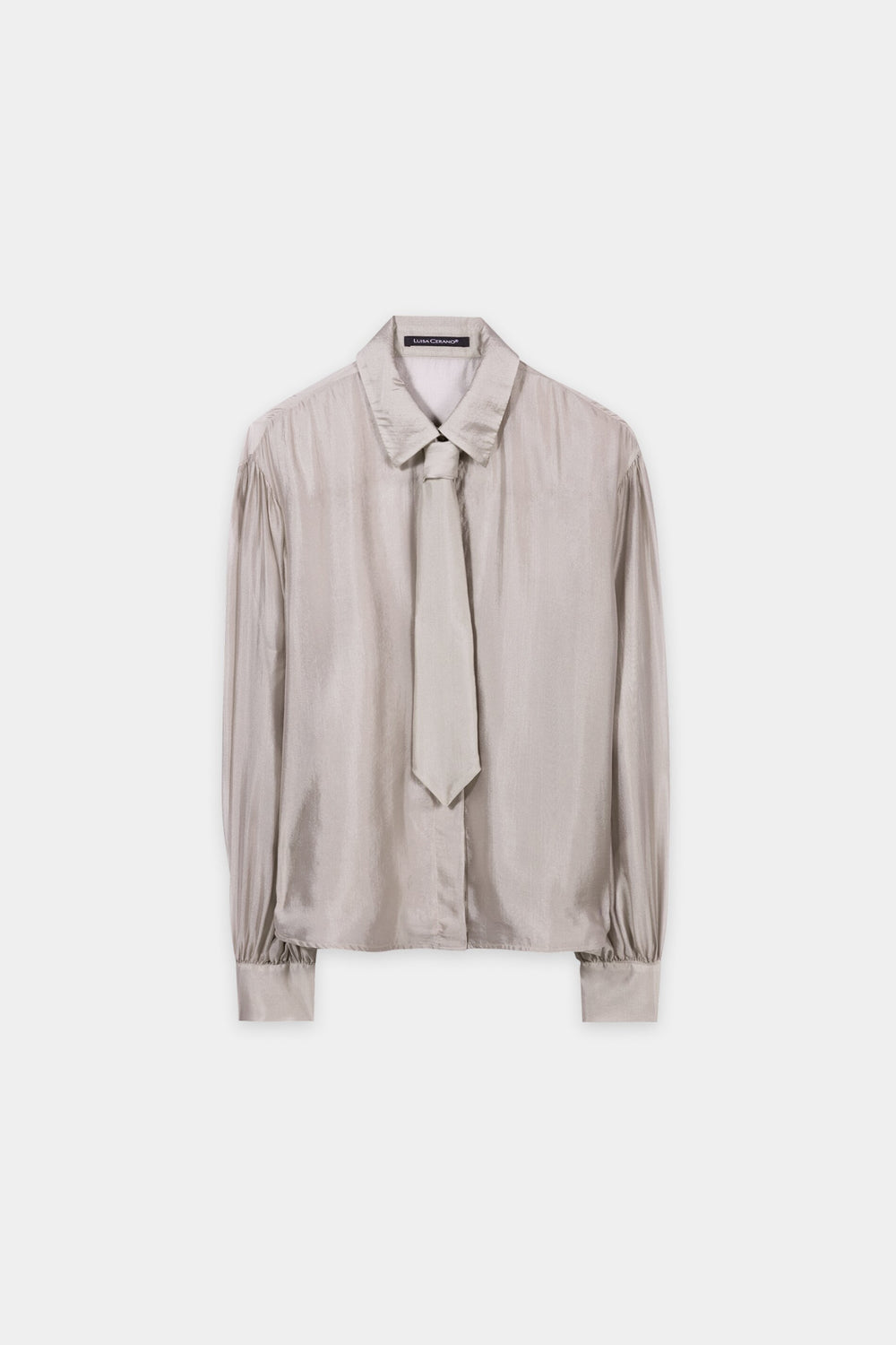 Luisa Cerano - Semitransparente Hemdbluse Pearl mit Krawatte