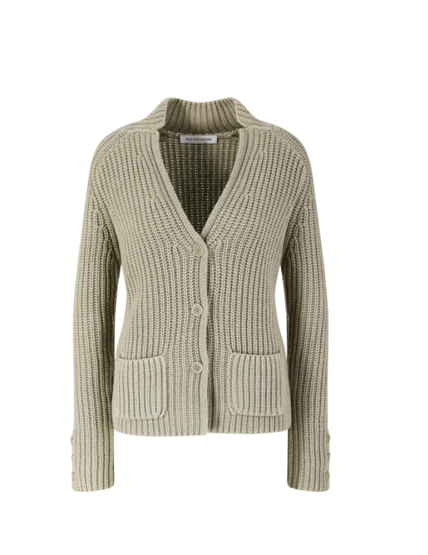 Iris von Arnim - Cashmere Cardigan schilf