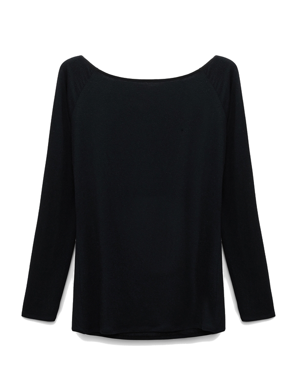 Dorothee Schumacher - Langarmshirt aus elastischem Jersey black