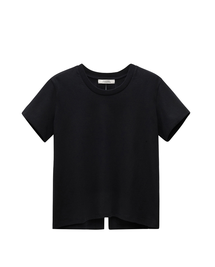 Dorothee Schumacher - T-Shirt mit Schleifendetails black