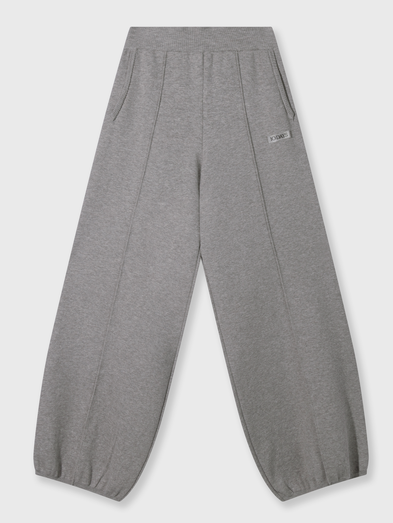 10 Days -  Strickhose relaxed Fit grey