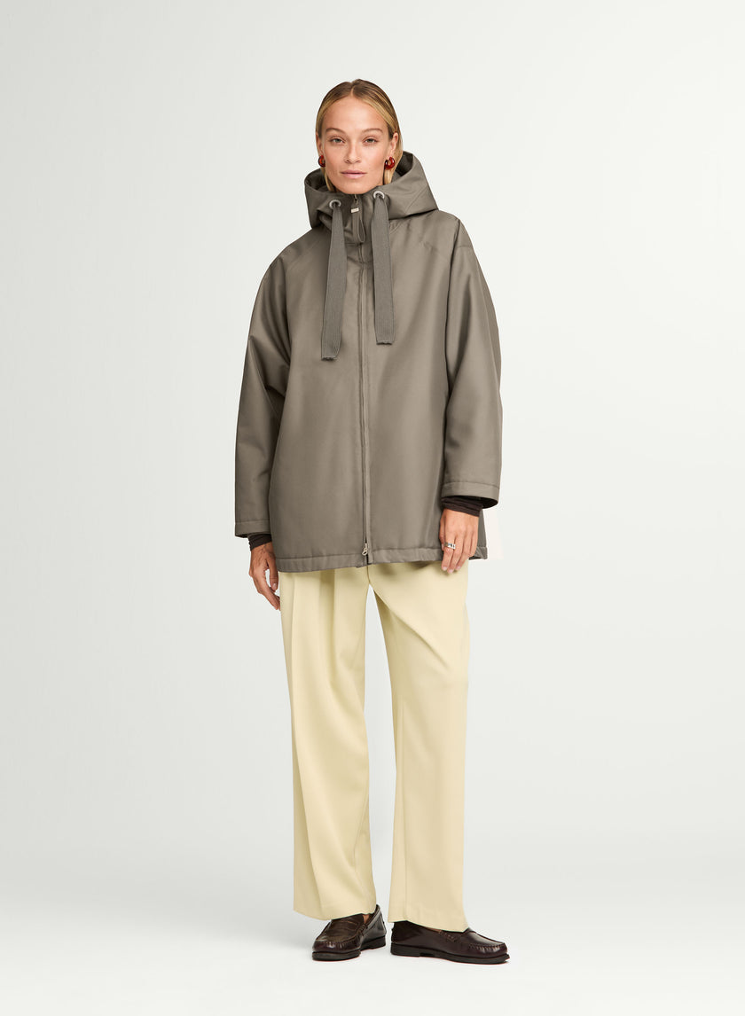 g-lab - Jacke Taupe wasserdicht Soft Canvas