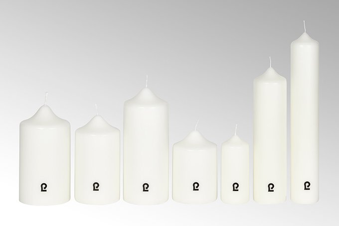 Lambert - Kerze Höhe 16 cm D 9 cm