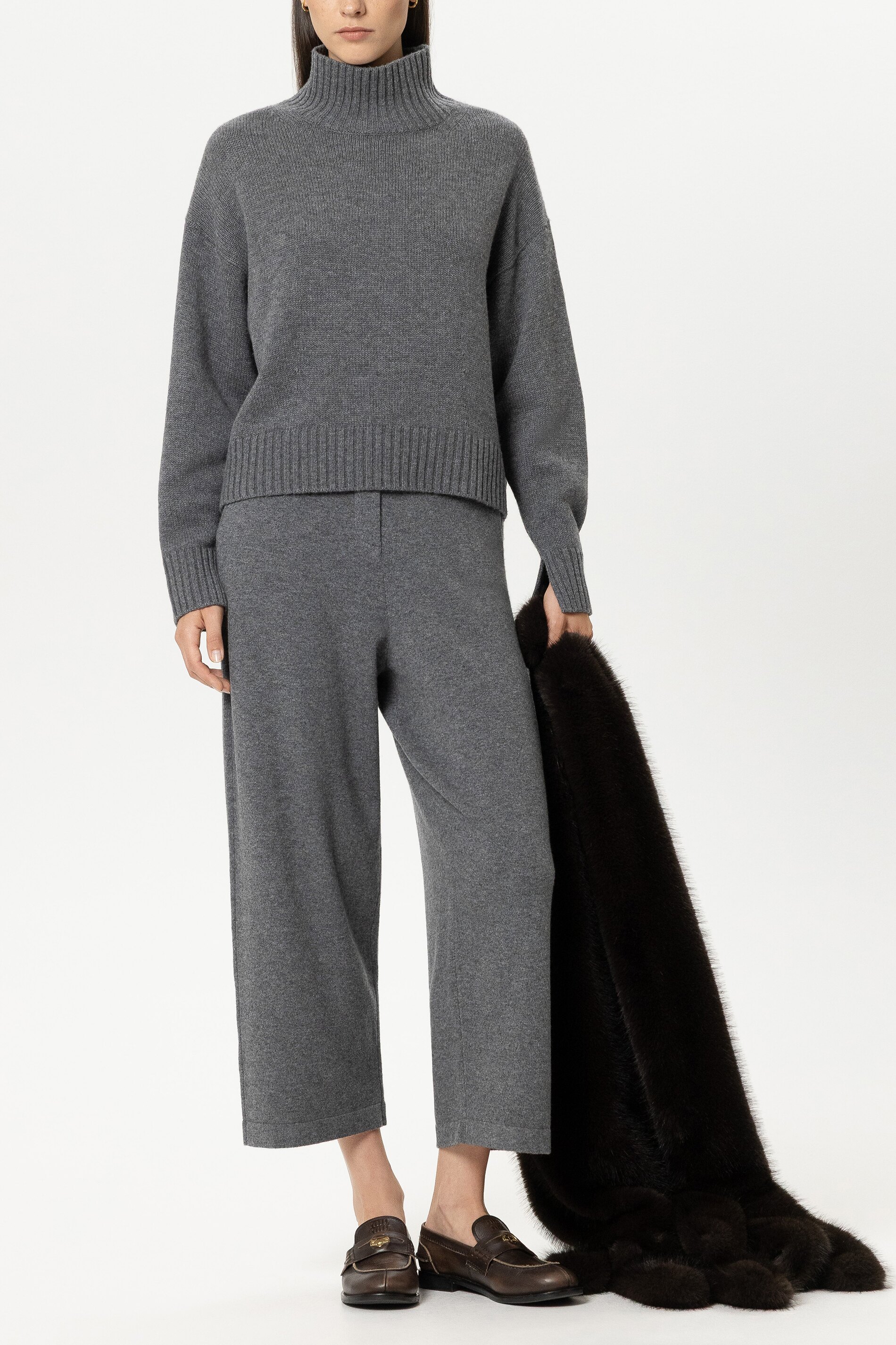 Luisa Cerano - Cargo Pants aus Wolle Mix