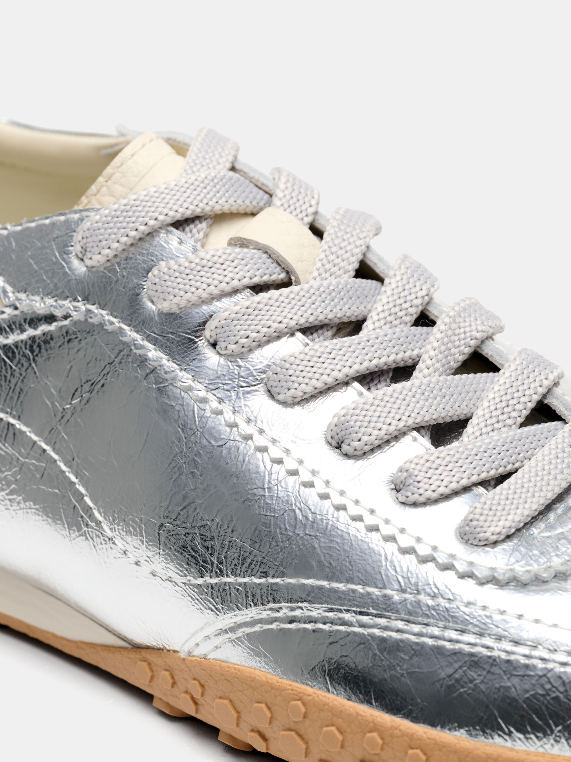 Hoff - Bridge FL Sneaker Silver Metallic Leder
