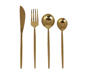Besteck Parson 4tgl in gold
