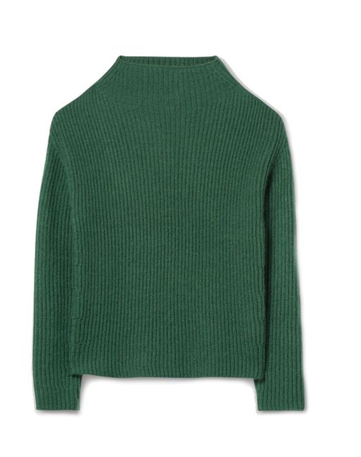 Luisa Cerano - Pullover im Rippstrick electric green