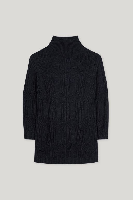 Luisa Cerano - Strickkleid mit Cable-Muster