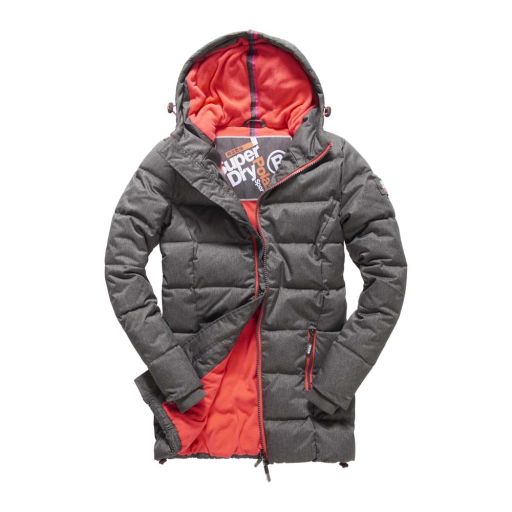 Superdry - Tall Sports Puffer Jacke grey marl