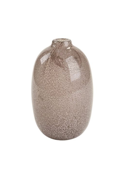 Linen Vase im bubble Design beige