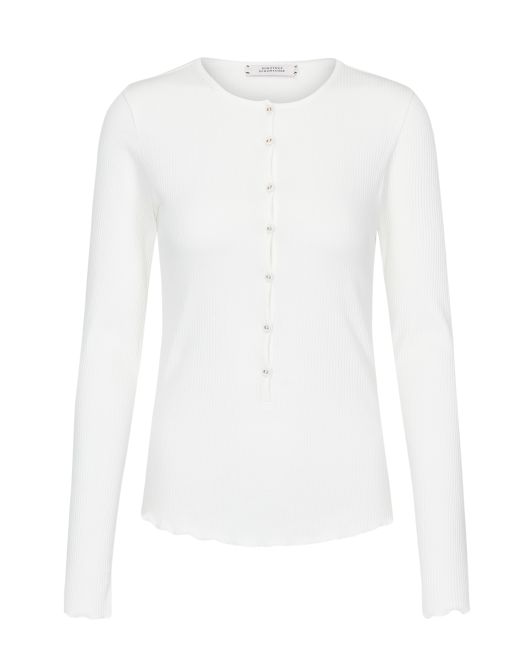 Dorothee Schumacher - Shirt aus Baumwoll-Stretch powder white