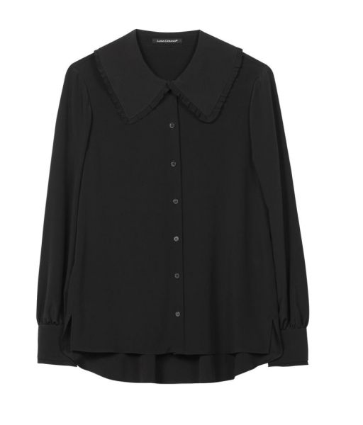 Luisa Cerano - Bluse mit Bubikragen