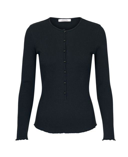 Dorothee Schumacher - Shirt aus Baumwoll-Stretch schwarz