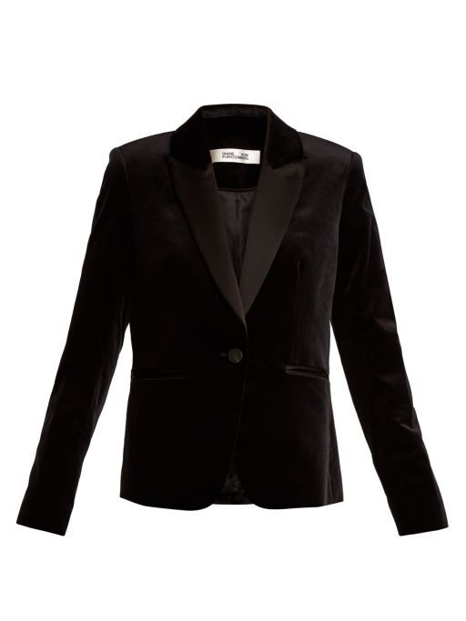 Diane von Furstenberg - Samtblazer