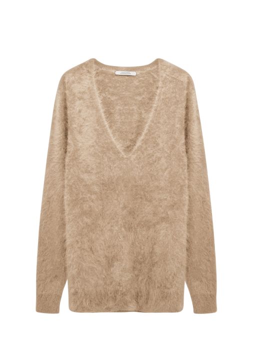 Dorothee Schumacher - Fluffy Pullover golden brown