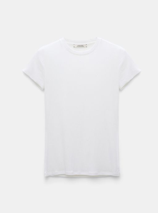Dorothee Schumacher - T-Shirt aus elastischem Jersey off white