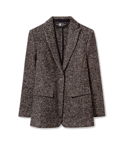 Luisa Cerano - Blazer mit Fischgrat-Design