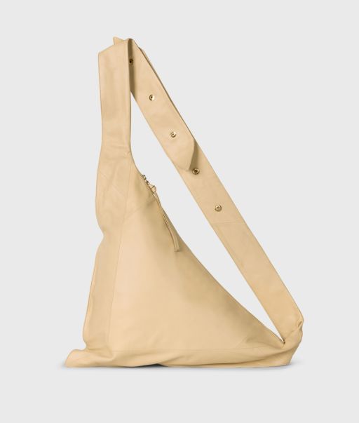 10 Days - Leder - Schultertasche pearl