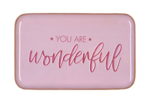Tablett Saigon rechteckig- You are wonderful