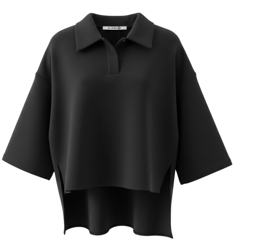 Uli Schneider - Sweatpolo Black