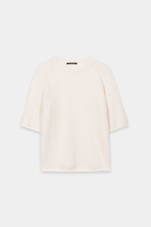 Luisa Cerano - Pullover kurzarm cream