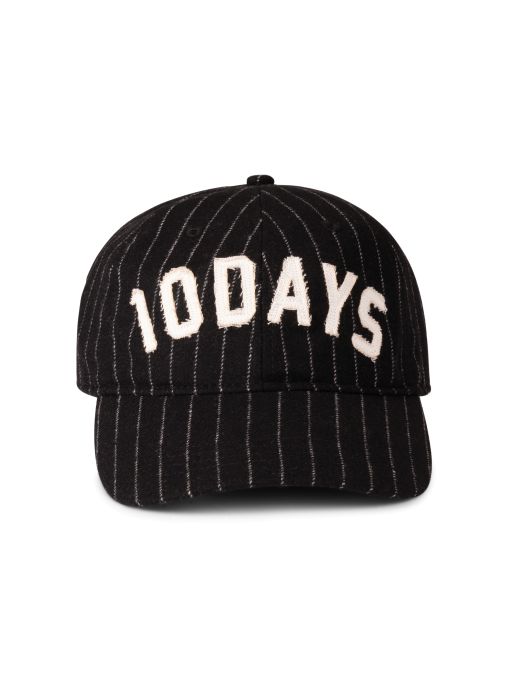 10 Days - Cap black Streifen