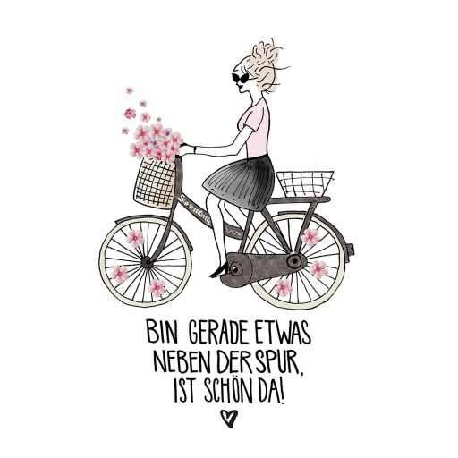 Serviette "Neben der Spur"