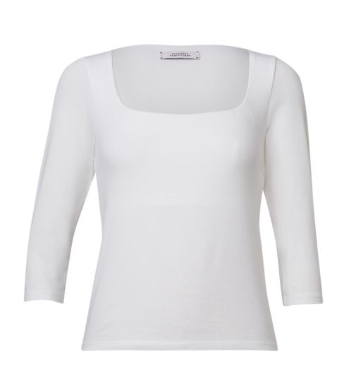 Dorothee Schumacher - Shirt mit 3/4 Arm weiss