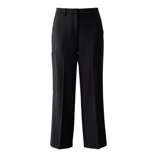 Uli Schneider - Viskose Stretch Pocket Cropped Hose black