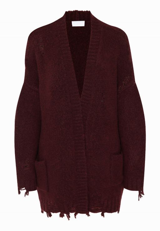 lala Berlin - Strickjacke mit Schmucknadel