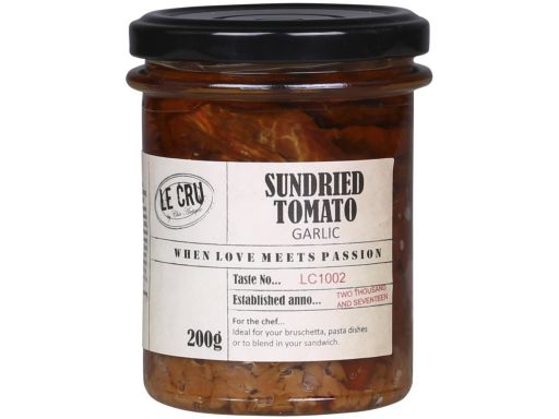 LE CRU Sonnengetrocknete Tomaten mit Knoblauch