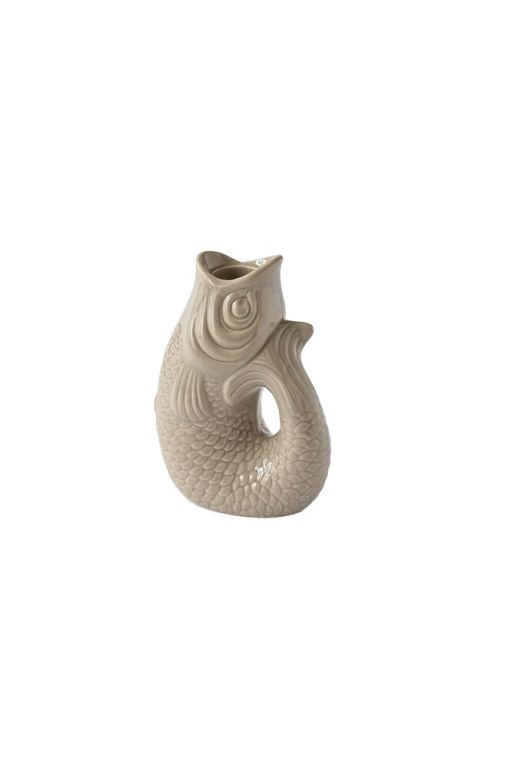 Kerzenhalter Monsieur Carafon Fisch XS schlamm