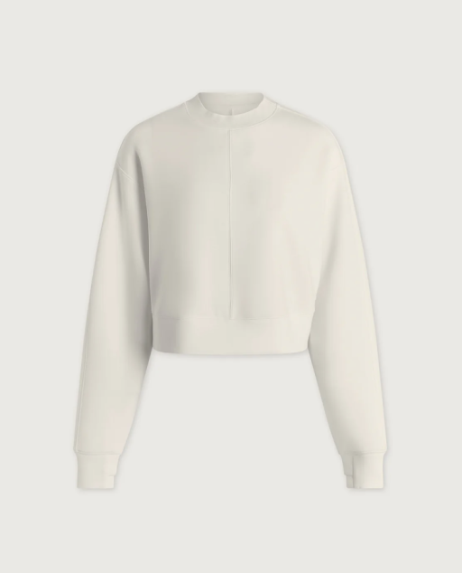 Varley - Cropped Sweater Tasmin snow white
