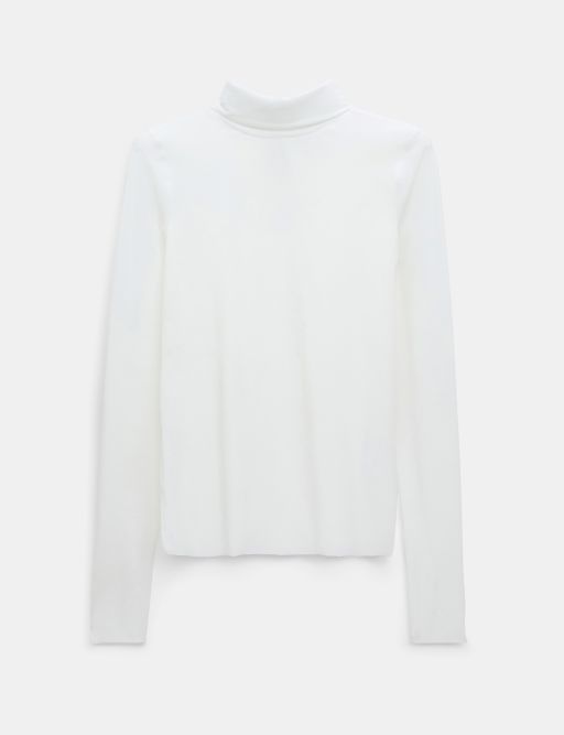 Dorothee Schumacher - Shirt mir Rollkragen camellia white