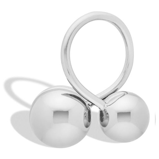 Marjana von Berlepsch - Ring mit 2 Silberkugeln