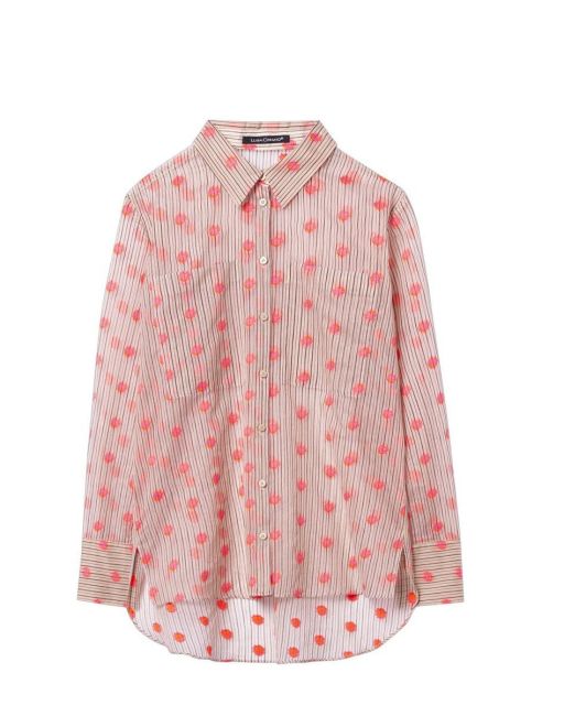 Luisa Cerano - Bluse mit Neon Dots