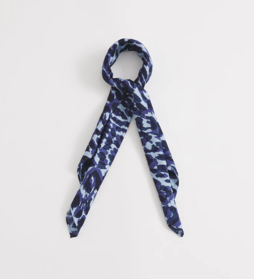 Friendly Hunting - Silktwill Midicube Cheetah blau/grau